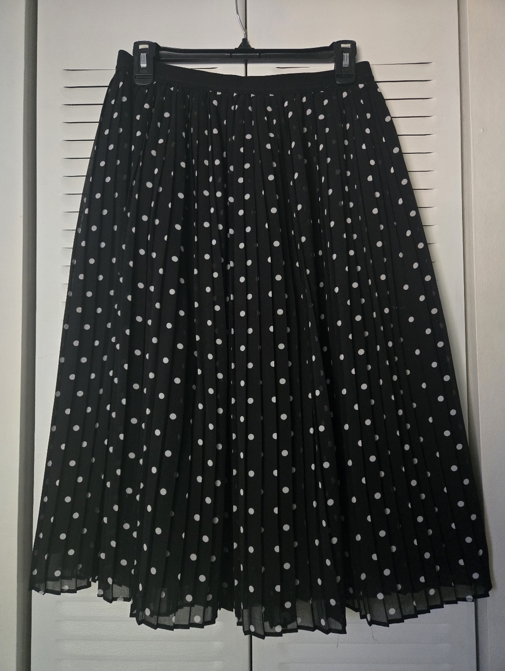 A New Day Polka Dot Black Skirt